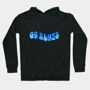 University of Toronto go blue tie dye groovy Hoodie